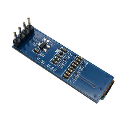 0.91-Inch OLED Display Module (128x32, White/Blue, I²C, SSD1306) – Ultra-Compact PMOLED for Embedded & Wearable Designs