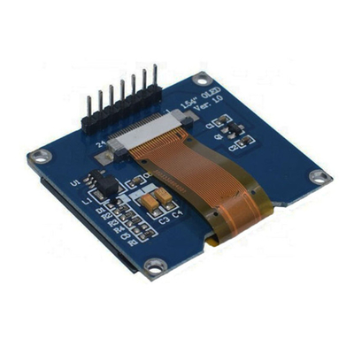 1Module d'affichage OLED de 54 pouces 128x64 Résolution Interface SPI Contraste élevé Faible consommation d'énergie