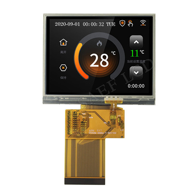 QVGA 320x240 3,5 contre-jour de Pin With LED de l'interface 54 de l'affichage RVB de TFT de pouce