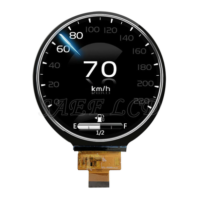 l'affichage à cristaux liquides des véhicules à moteur de rond de catégorie de TFT de 4 pouces montrent 720x720 l'interface du point MIPI
