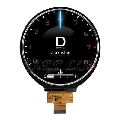 Affichage LCD TFT circulaire de 4 pouces de qualité automobile avec une luminosité de surface de 1000 nits
