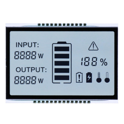 Écran segment personnalisé haut-parleur Bluetooth affiche la température, la tension, le courant, générateur d'oxygène, segment LCD