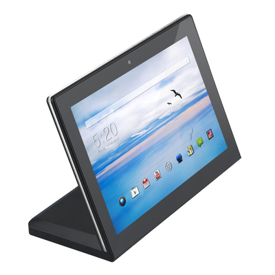 10Écran tactile Android de 1 pouce 1280x800 Bureau en forme de L avec port POE RJ45
