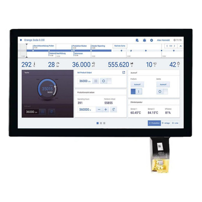 Écran LCD IPS TFT 15,6 pouces haute luminosité 1000Nits Résolution FHD avec interface EDP