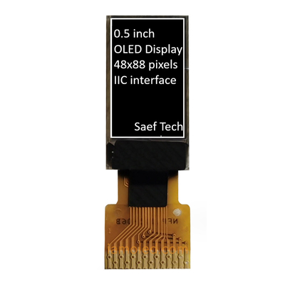 0Module d'affichage OLED de 5 pouces 88x48 pixels Matrice passive avec interface I2C
