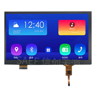 Écran tactile médical de 7 pouces, écran tactile PCAP 1024X600 IPS TFT LCD RVB/mipi Interface W/ écran tactile capacitif