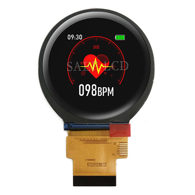 l'affichage à cristaux liquides circulaire de 2,1 pouces montrent TFT 480x480 avec l'interface de SPI RVB