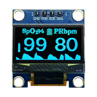0.96 pouces OLED Module 12864 COG PCB 4 broches SPI I2C Pour appareil médical