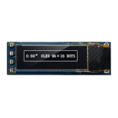 4 pouce I2C IIC SSD1306 3V 5V du module 0,69 d'affichage des goupilles 96x16 OLED compatible