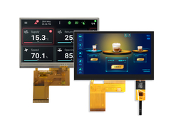 4Module LCD TFT de 3 pouces - 800x480 ST7282 vue complète pour l'industrie et l'automobile.