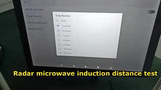 test de distance d'induction radar à micro-ondes